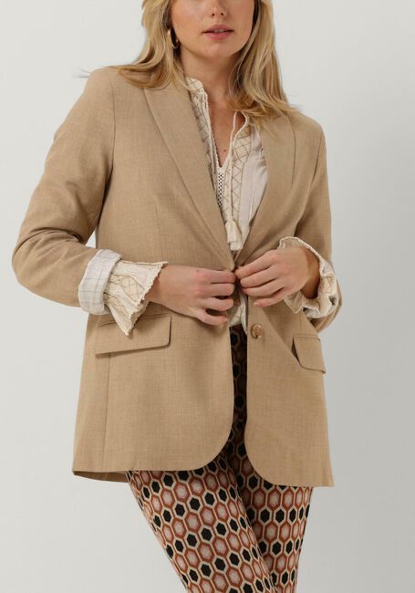 Bruine SUMMUM Blazer BLAZER MELANGE - large
