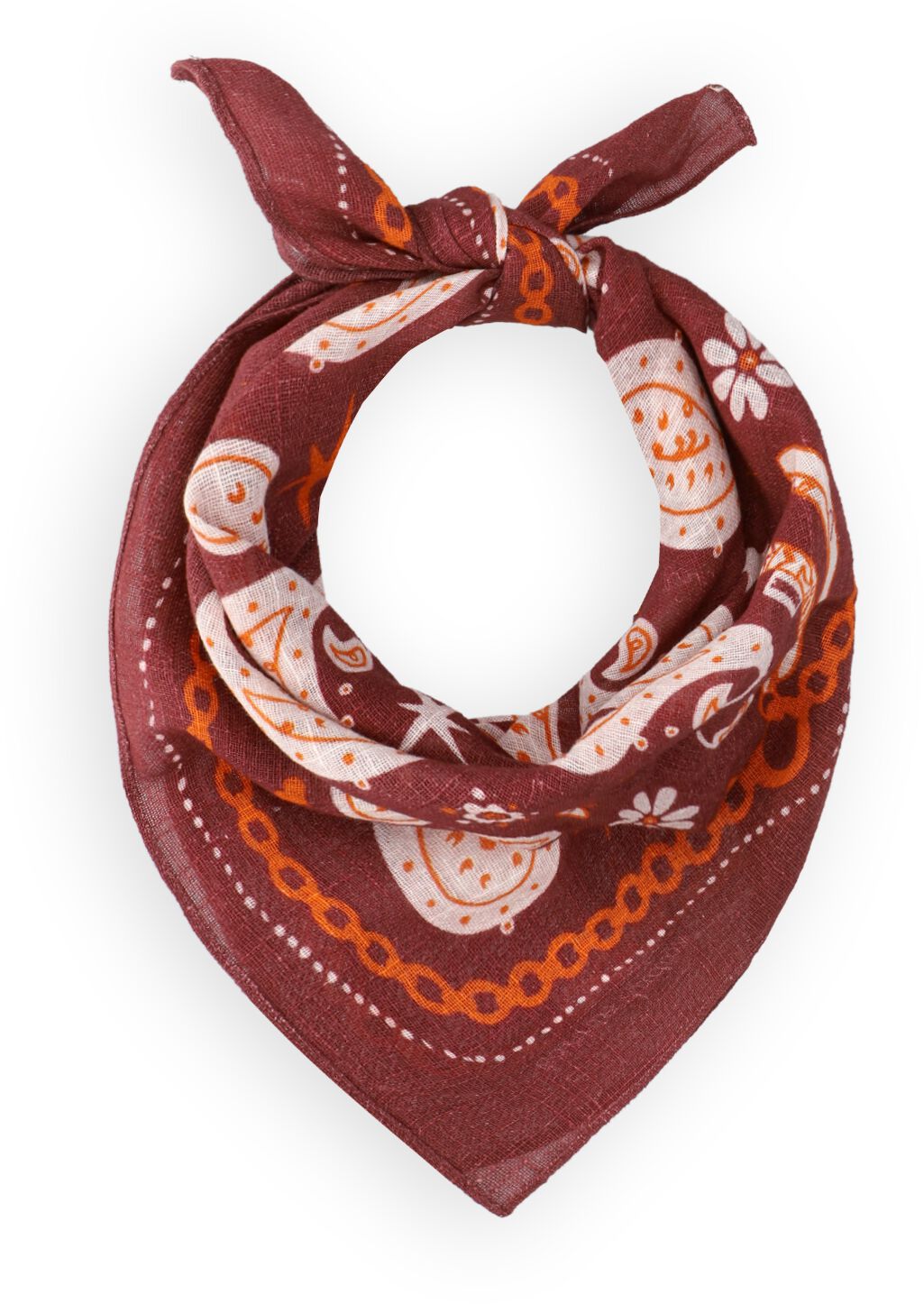 Bonnie Studios Sjaal
Dames Farm Scarf, Materiaal: Katoen, Kleur: Rood afbeelding