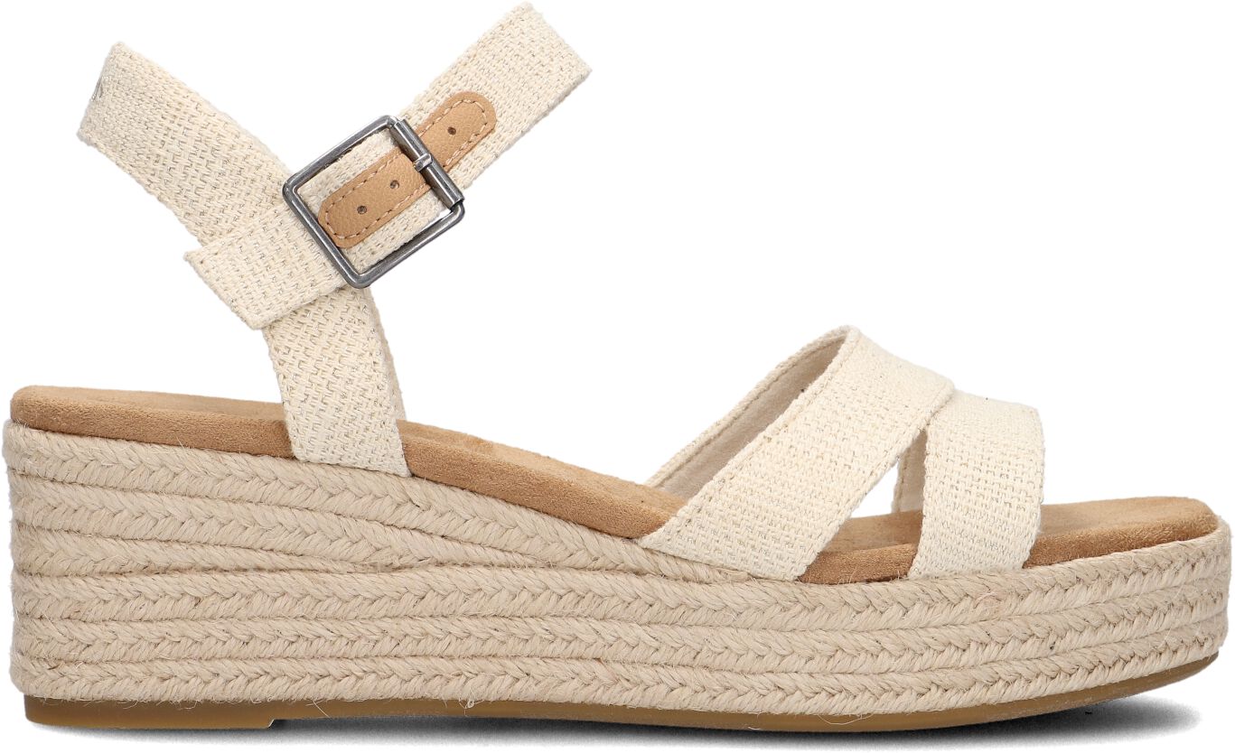 Toms Sandalen
Dames Audrey, Maat: 37, Materiaal: Canvas, Kleur: Beige
