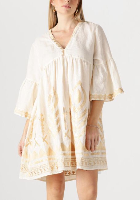 Ecru GREEK ARCHAIC KORI Mini jurk 231114 - large