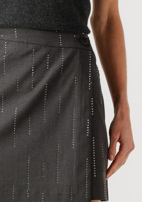 Donkergrijze GESTUZ Minirok GZADIRA MW WRAP SKIRT - large