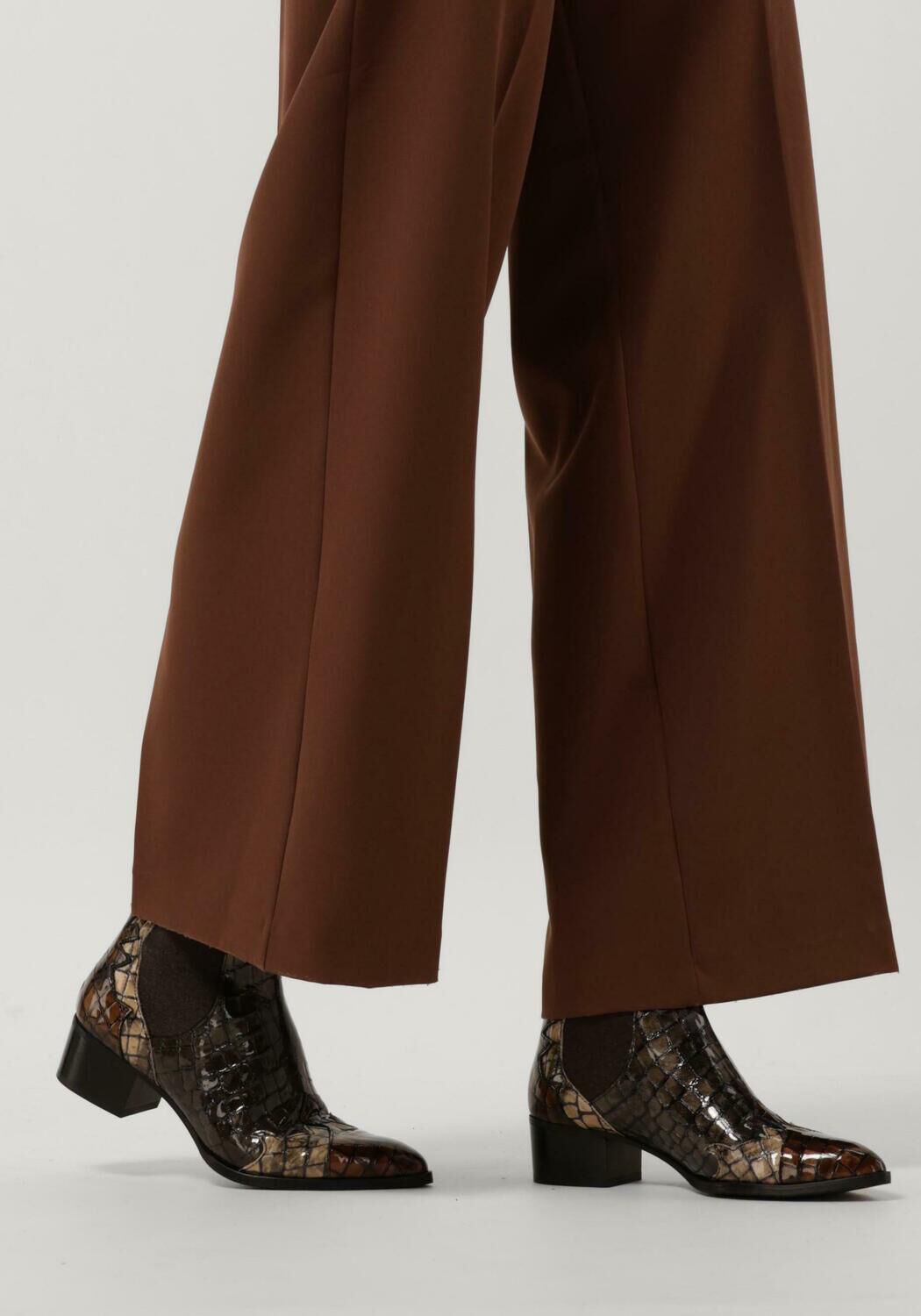 Taupe PERTINI Enkellaarsjes 30961 - large