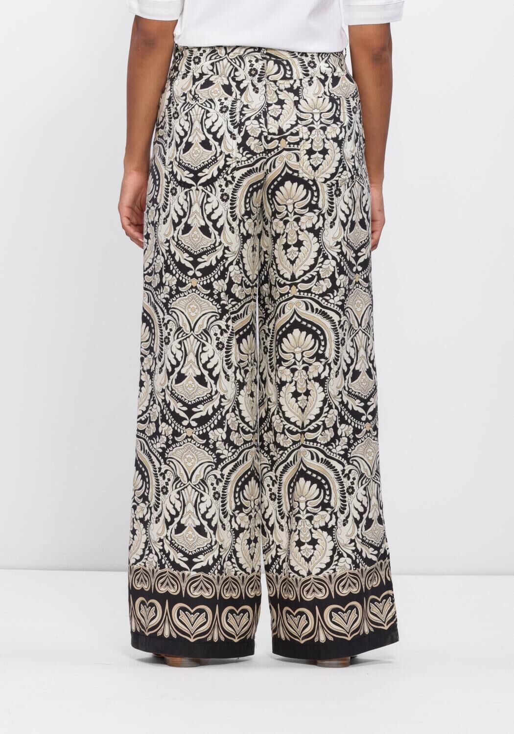 Multi CAMBIO Wijde broek ADRIENNE - large