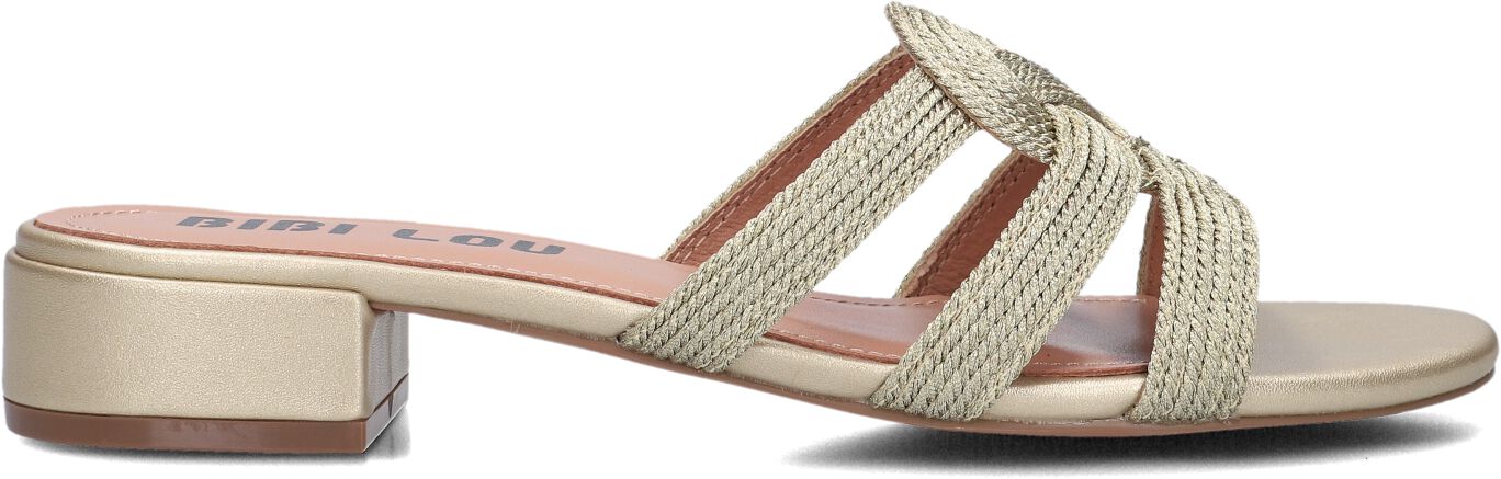 Bibi Lou Muiltjes Dames 854z94hg, Maat: 40, Materiaal: Textiel, Kleur: Goud afbeelding 1