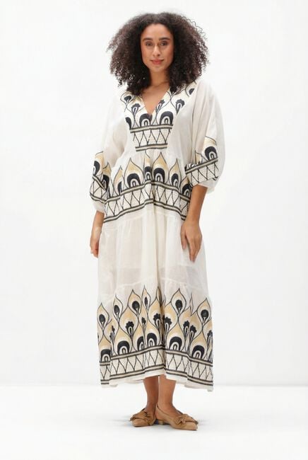 Ecru GREEK ARCHAIC KORI Maxi jurk S26K-4033201 - large