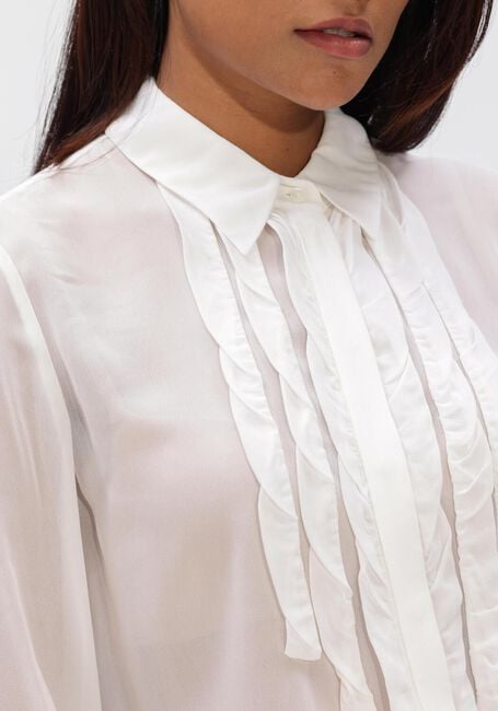 Witte DOROTHEE SCHUMACHER Blouses SHEER TWIST BLOUSE - large