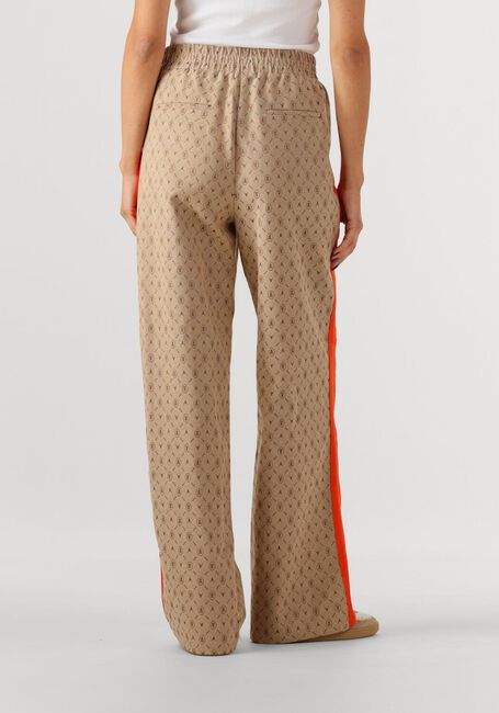 Zand ALIX THE LABEL Joggingbroek LADIES WOVEN LOGO PANTS - large