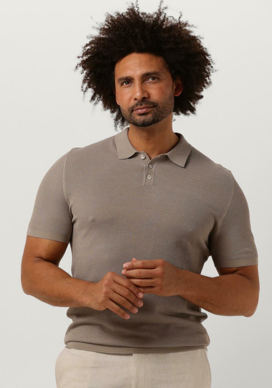 Drykorn Polo Heren Braian, Maat: XL, Kleur: Beige
