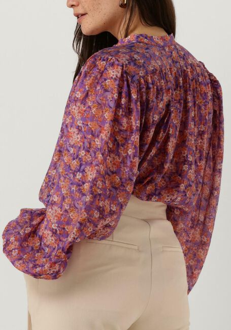 Paarse AAIKO Blouses ZOYA MAUVE FLOWER CO 520 - large