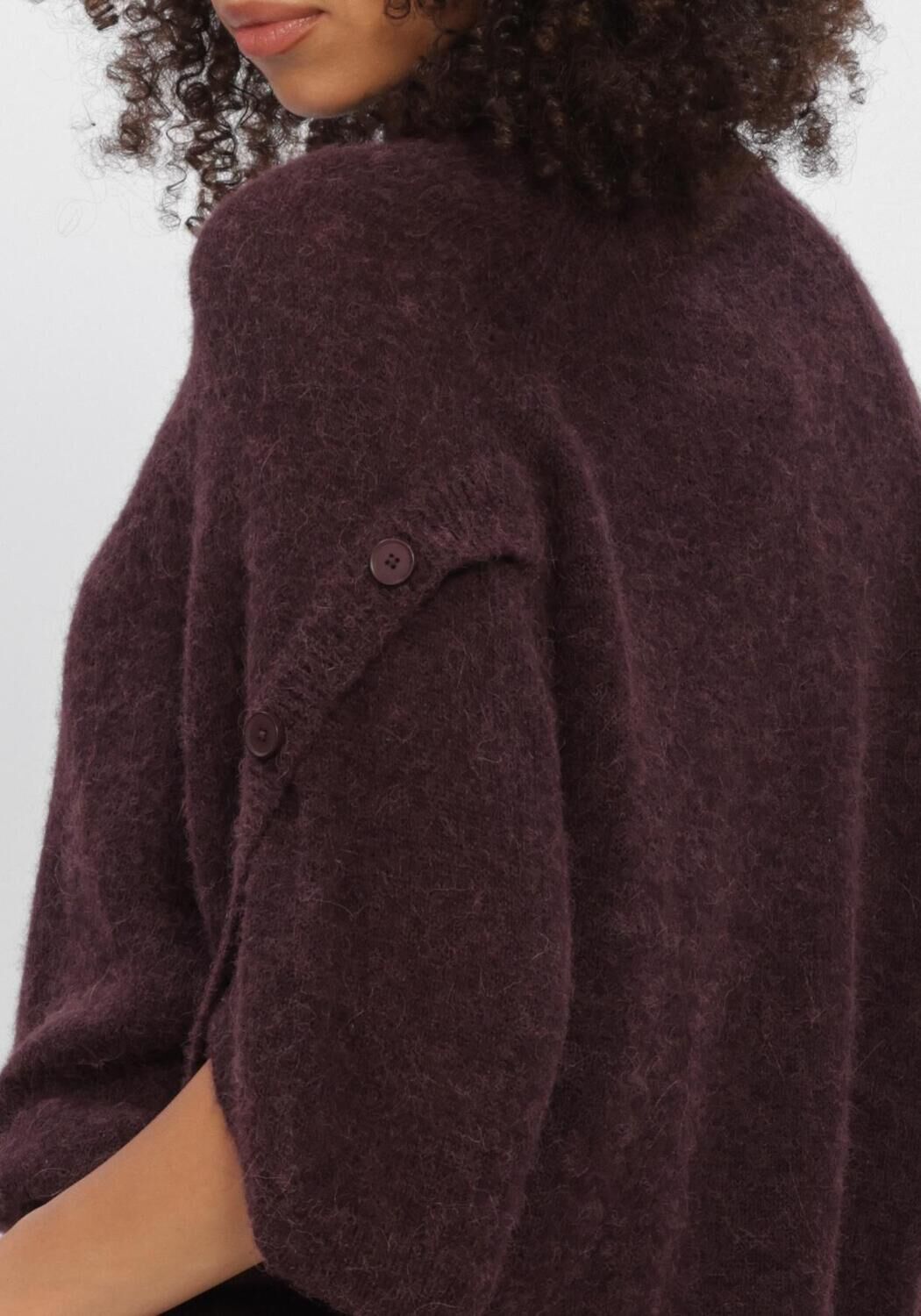 Bordeaux DANTE6 Trui MAHANI CAPE SWEATER - large