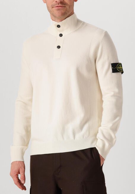Ecru STONE ISLAND Trui LS POLO - large