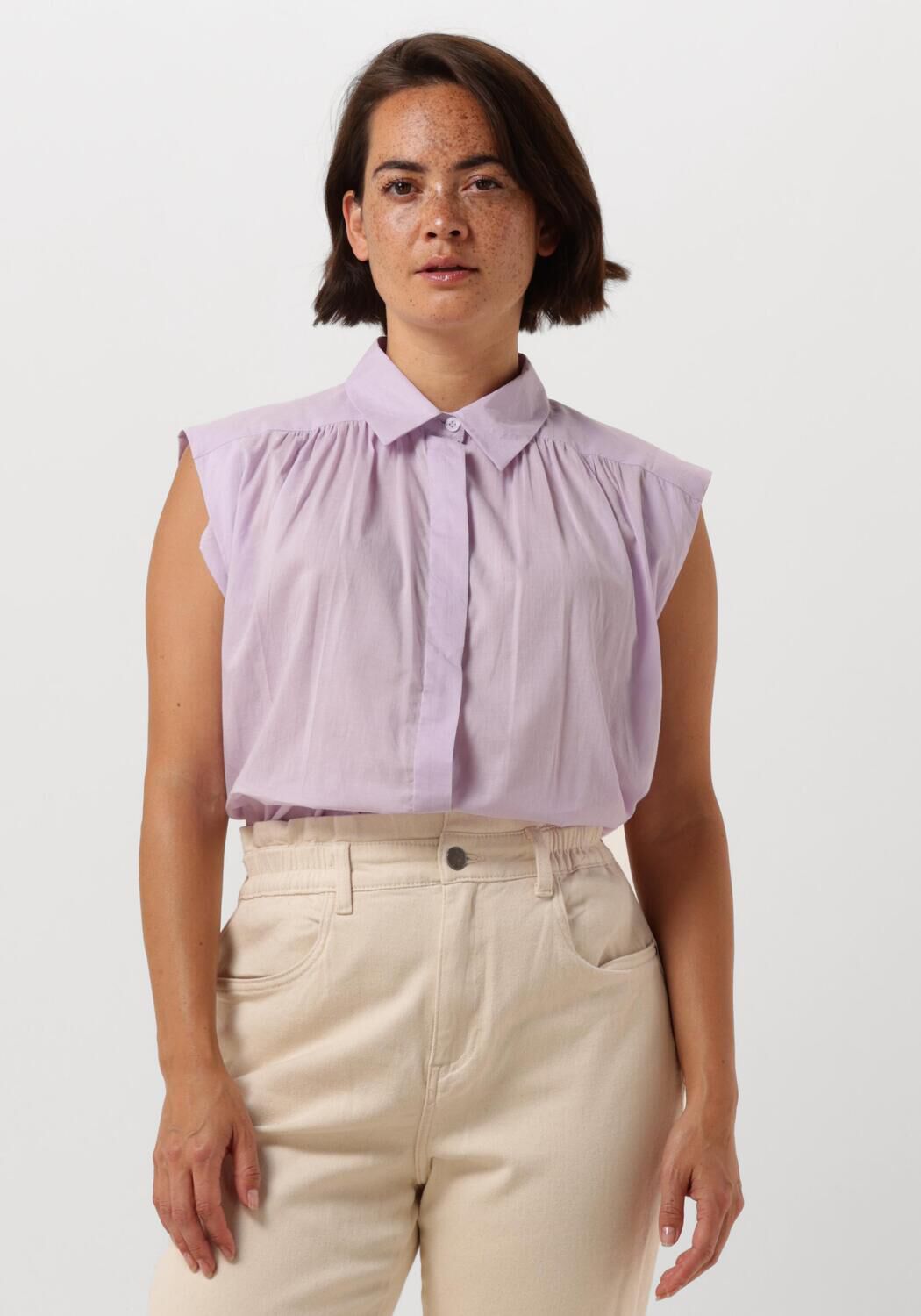 Minus Top Dames Silia Top, Maat: 42, Kleur: Lila afbeelding 1