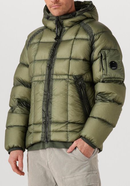 Olijf CP COMPANY Gewatteerde jas MEDIUM JACKET IN DD SHELL - large