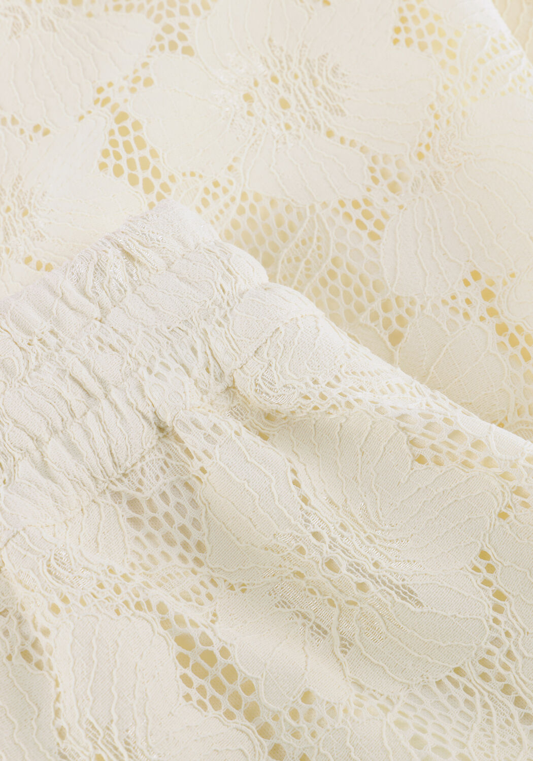 Creme AMAYA AMSTERDAM Wijde broek JULES - large