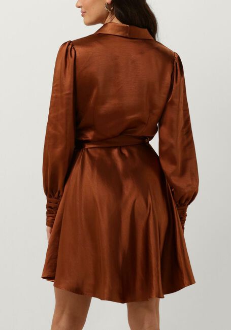 Roest NOTRE-V Mini jurk NV-DORIS SATIN DRESS  - large