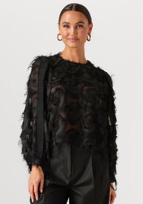 Zwarte CO'COUTURE Blouses SYRACC STRUCTURE BLOUSE - large
