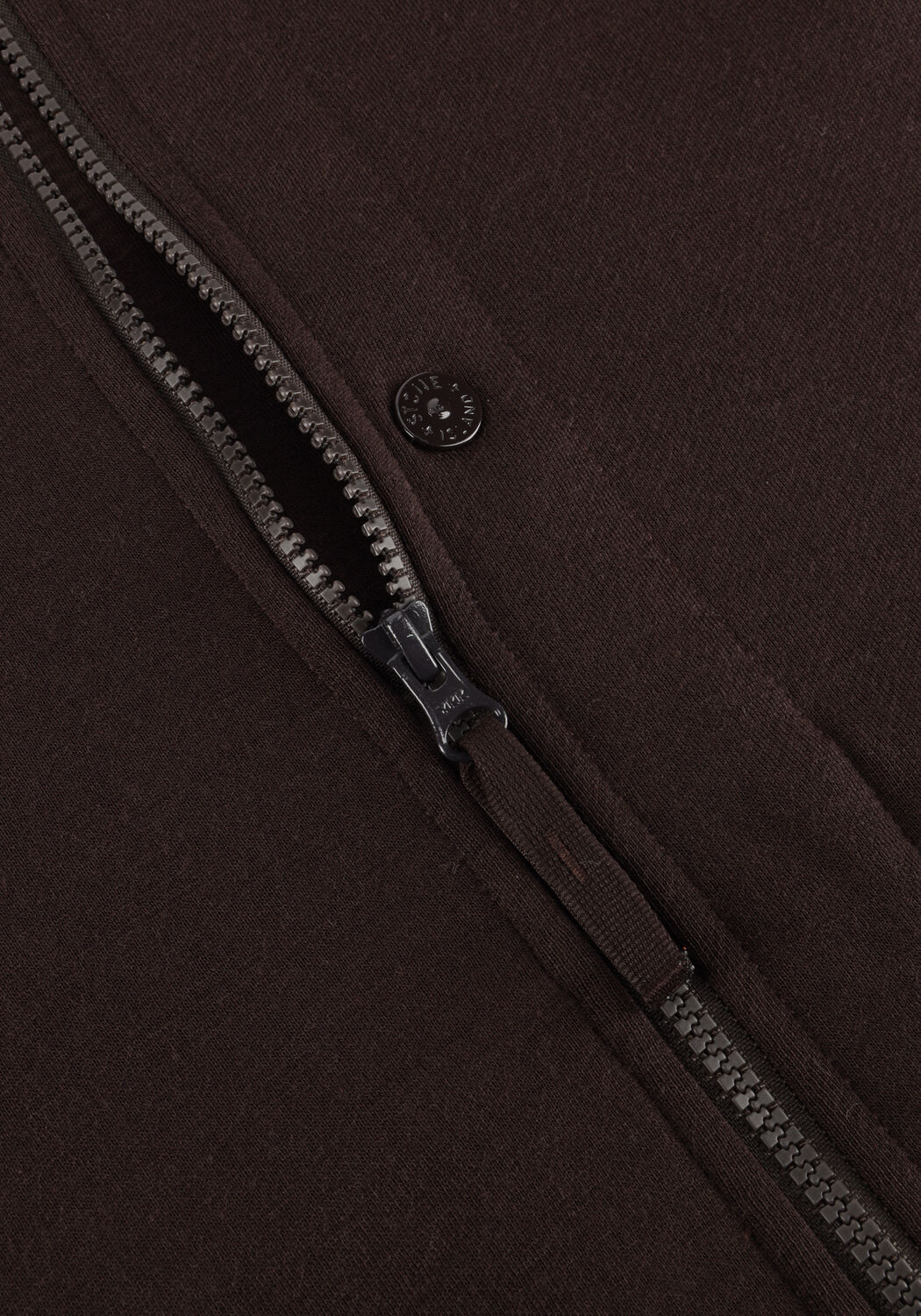 Bruine STONE ISLAND Vest ZIP UP CARDIGAN - large