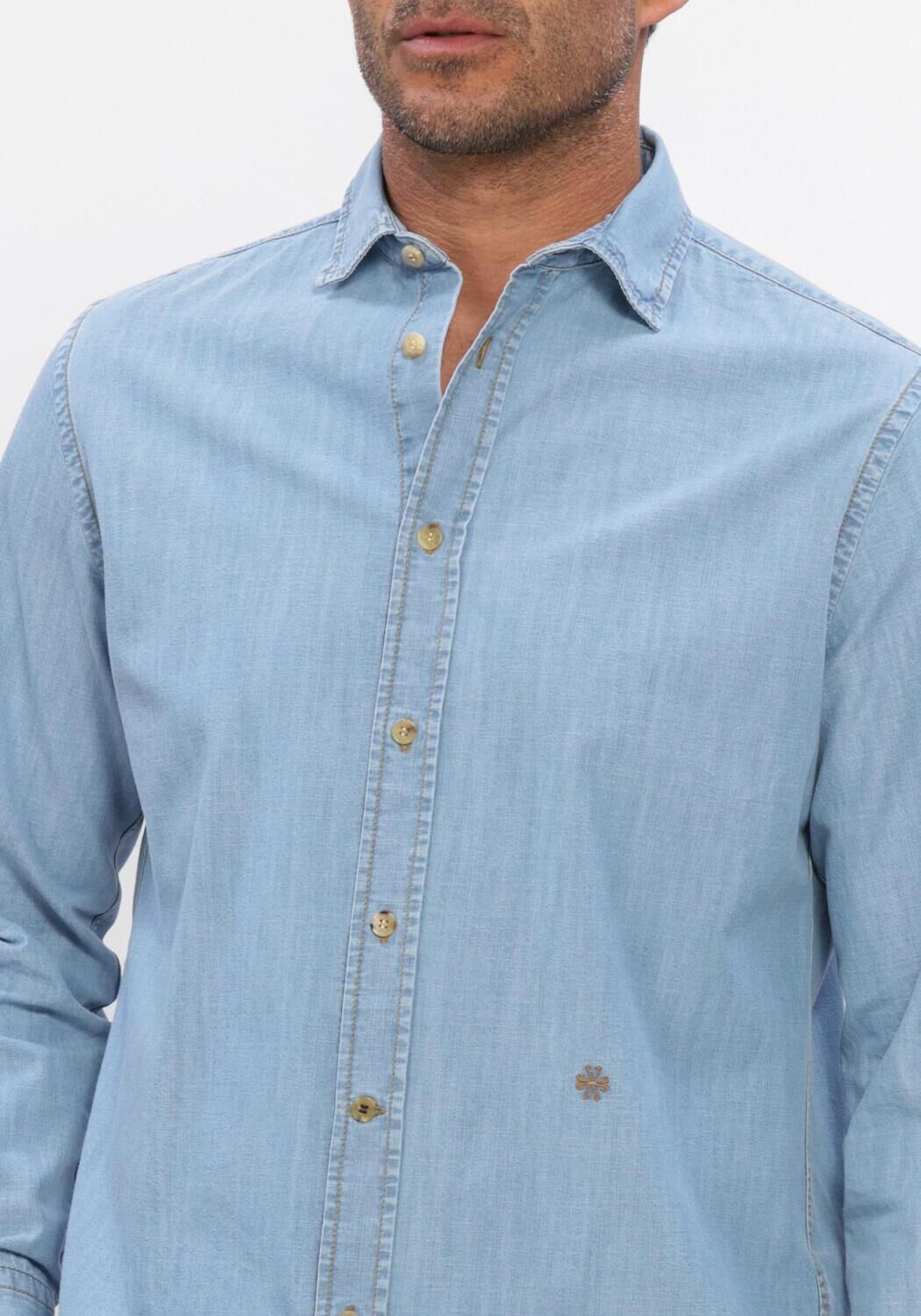 Lichtblauwe JACOB COHEN Casual overhemd CAMICIA REGULAR - large