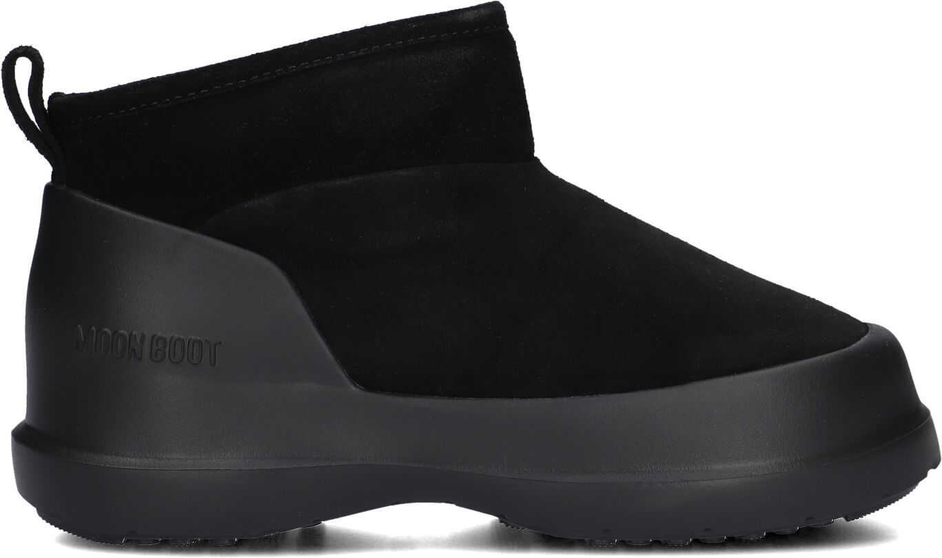 Moon Boot Enkelboots Dames Mb Luna Low Boot Suede, Maat: 38, Materiaal: Suède, Kleur: Zwart