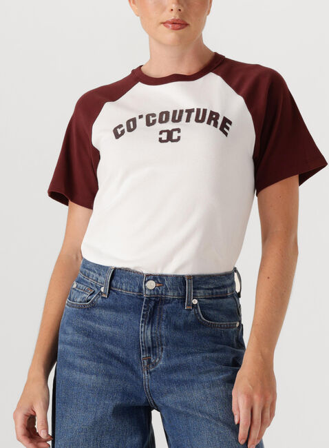 Ecru CO'COUTURE T-shirt EDGECC BLOCK TEE - large
