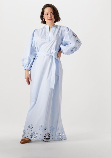 Lichtblauwe IBANA Maxi jurk DIVIANA LONG - large