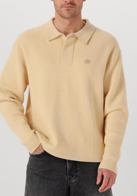 Creme FILLING PIECES Trui KNIT SHIRT BOUCLE - large