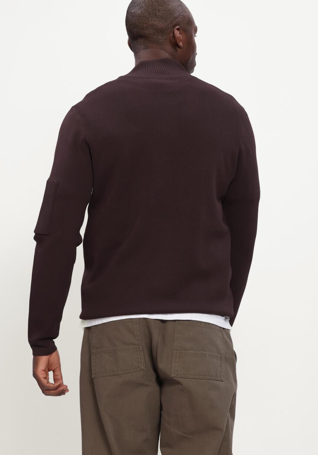 Bordeaux GENTI Truien/vesten TURTLE ZIP LS - large