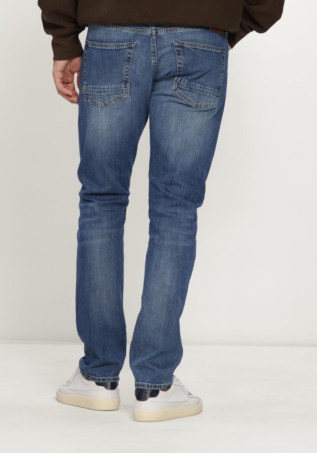 Blauwe DENHAM Slim fit jeans RIDGE TRAVIS - large