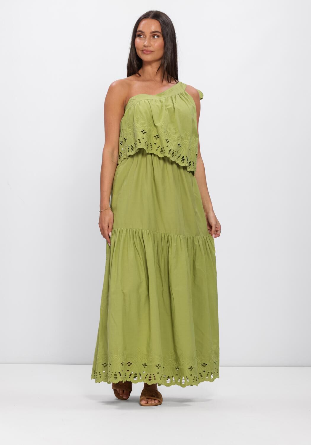 Groene AMAYA AMSTERDAM Maxi jurk SOLANA - large