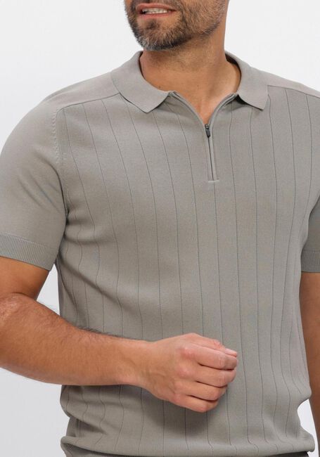 Taupe GENTI Polo POLO ZIP SS 1260 - large