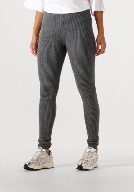 Donkergrijze HERSKIND Legging CARLOS KNIT LEGGINGS - large