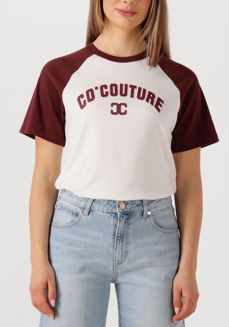 Ecru CO'COUTURE T-shirt EDGECC BLOCK TEE - large