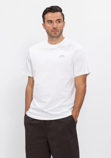 Witte LES DEUX T-shirt BEN GLOBE T-SHIRT - large