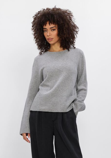 Lichtgrijze CLOSED Trui CREW NECK LONGSLEEVE - large
