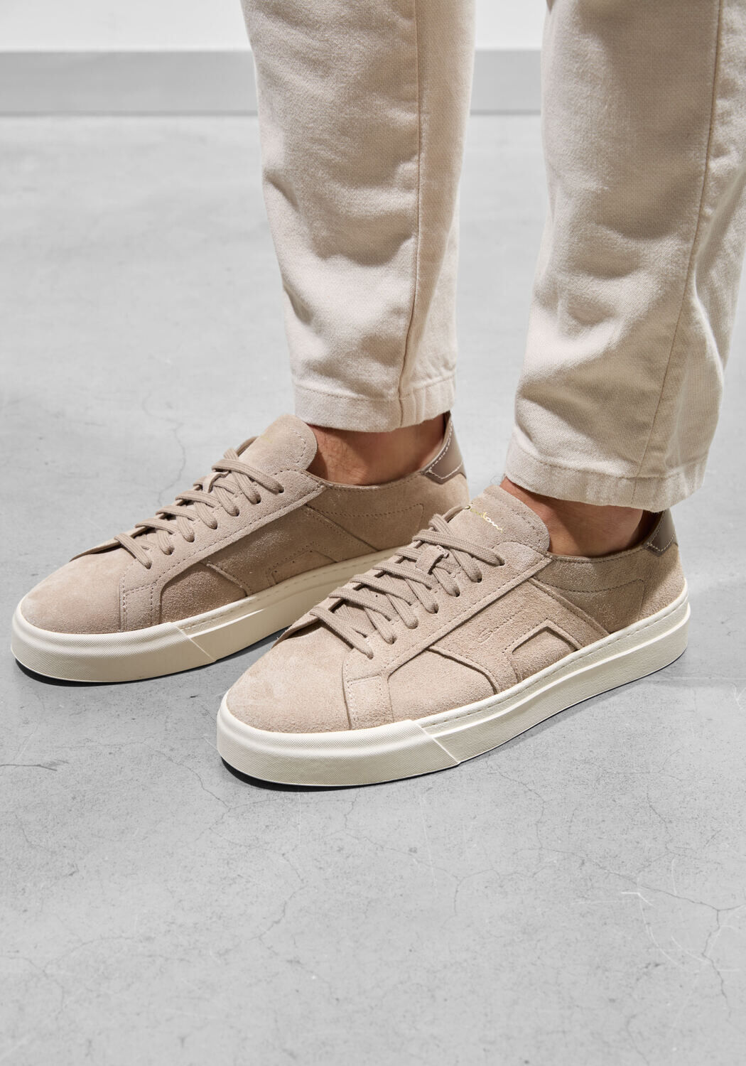 Beige SANTONI Lage sneakers DBS - medium