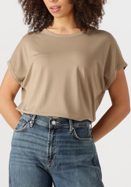 Beige KNIT-TED T-shirt EMMA - large