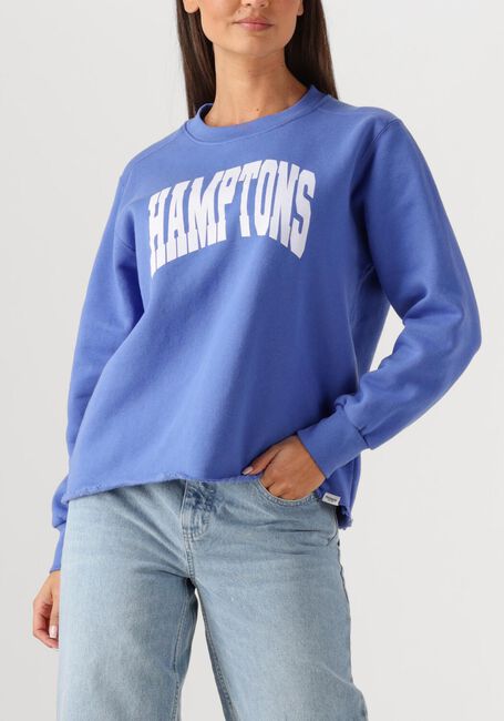 Blauwe PENN & INK Sweater SWEATER PRINT - large