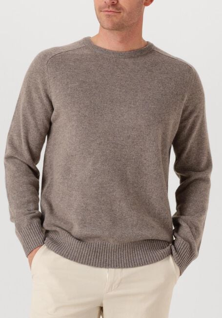 Taupe STEFANO LAURAN Trui CREW L - large