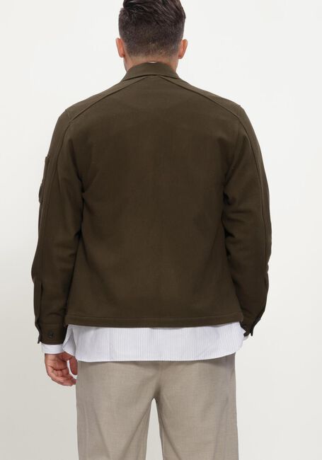 Groene CP COMPANY Overshirt OVERSHIRT IN FELTED WOOL - large