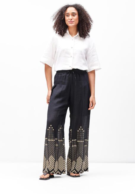 Zwarte GREEK ARCHAIC KORI Wijde broek S26K-4081083 - large