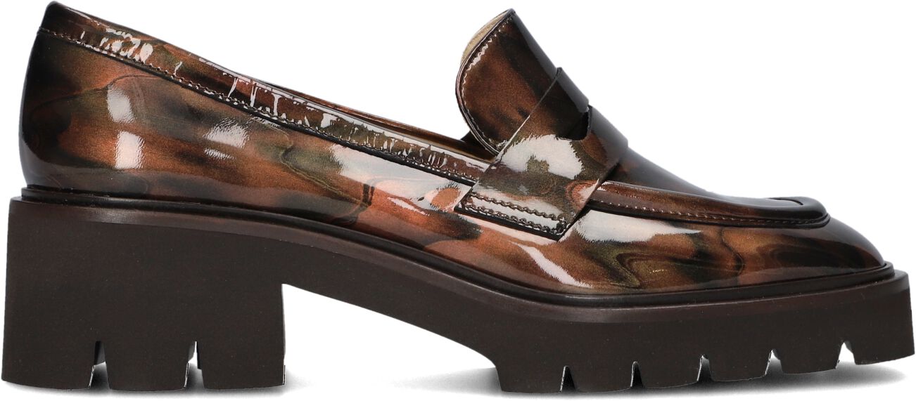 Brunate Instappers
Dames 32341, Maat: 38, Materiaal: Lakleer, Kleur: Bruin