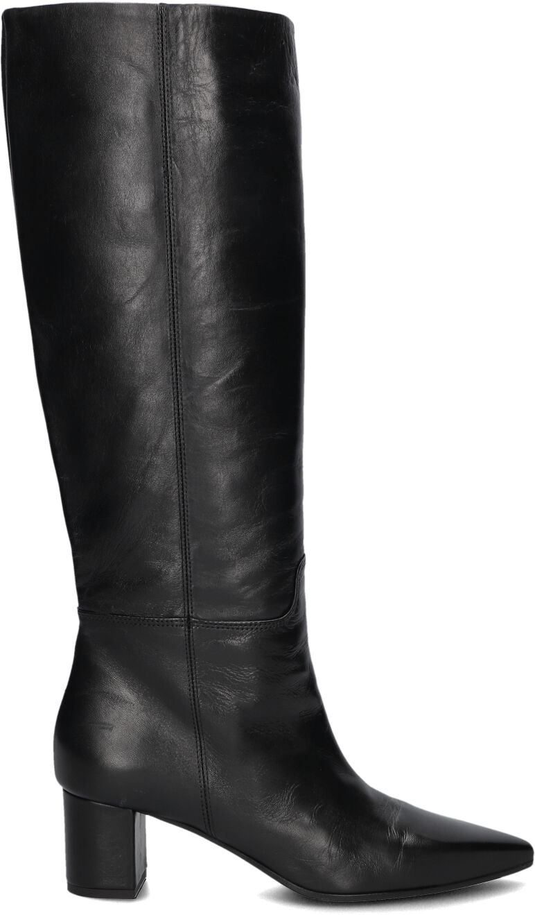 Lina Locchi Hoge Laarzen Dames L1317, Maat: 38, Materiaal: Leer, Kleur: Zwart