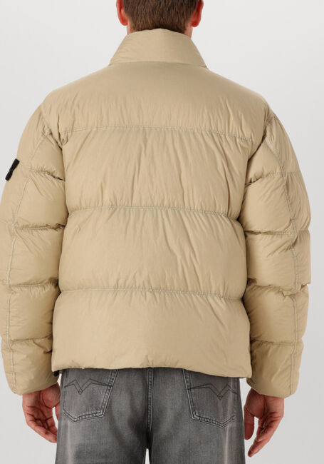 Beige STONE ISLAND Gewatteerde jas BOMBER - large