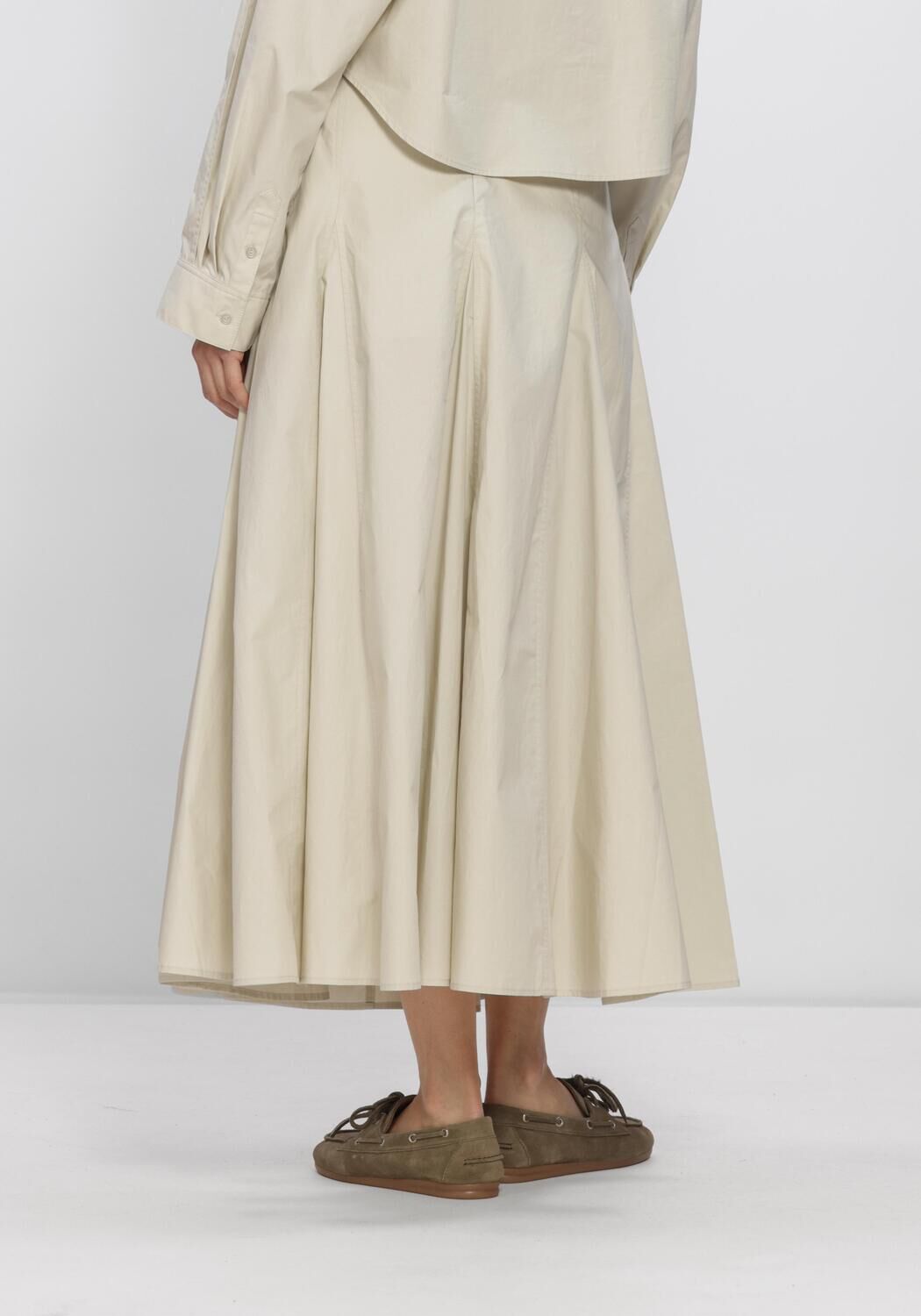 Gebroken wit HERSKIND Midirok GRETA SKIRT - large