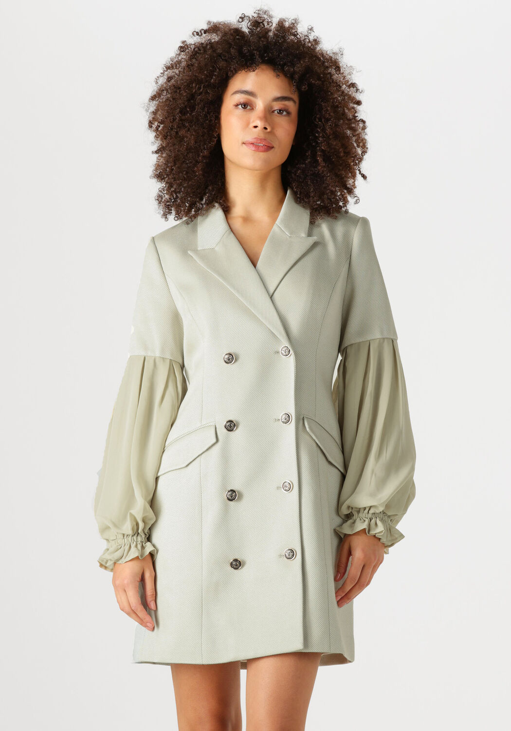 Bruuns Bazaar Mini Jurk Dames Trudy Dress, Maat: 34, Kleur: Groen