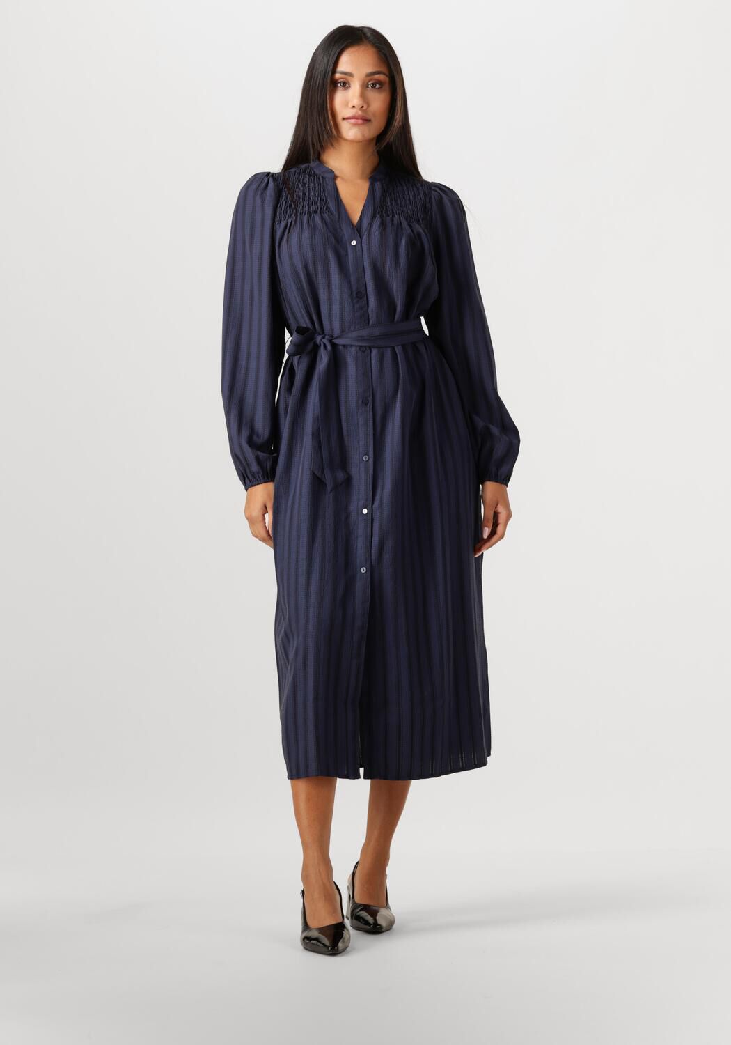 Co'Couture Midi Jurk Dames Lulu Dress, Maat: L, Kleur: Donkerblauw