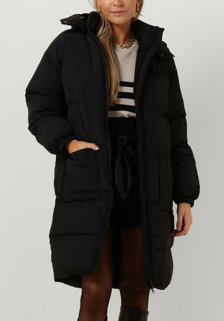 Zwarte PENN & INK Gewatteerde jas W23C168 - large