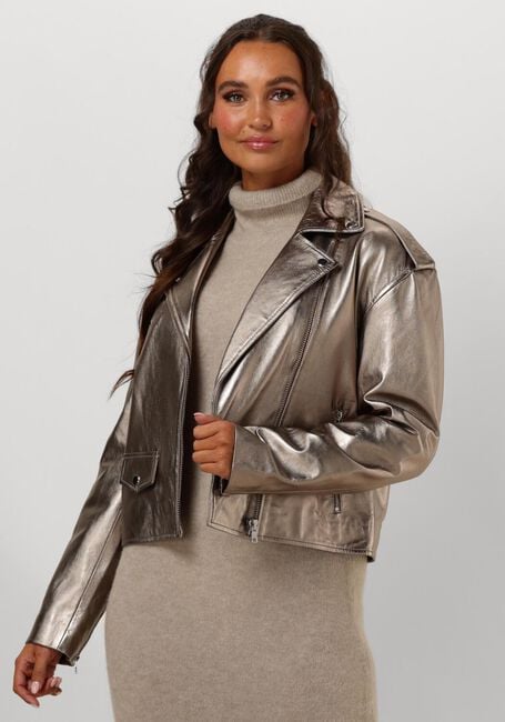 Gouden IBANA Leren jas JIOYA - large