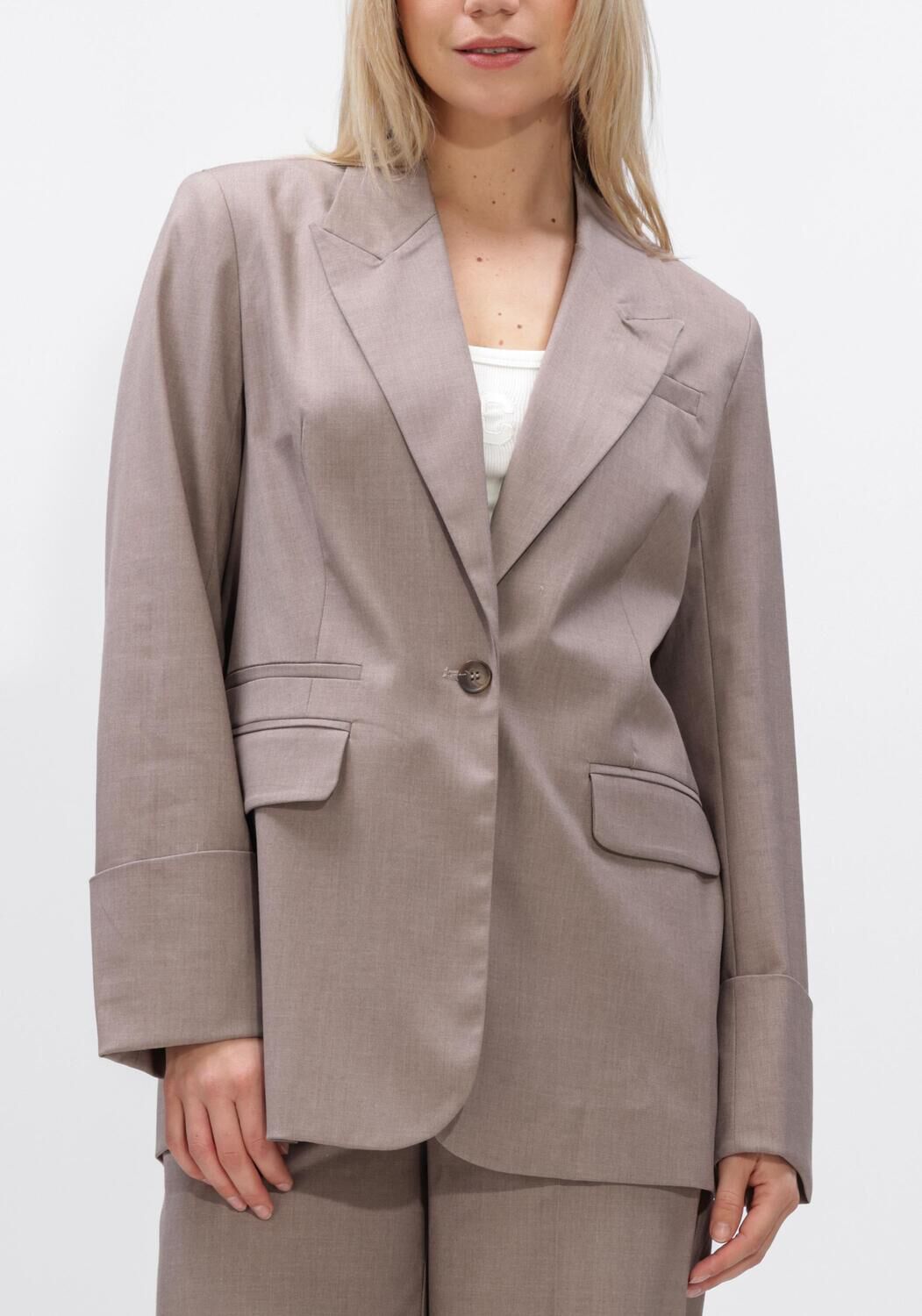 Beige CO'COUTURE Blazers MATTY BLAZER - large