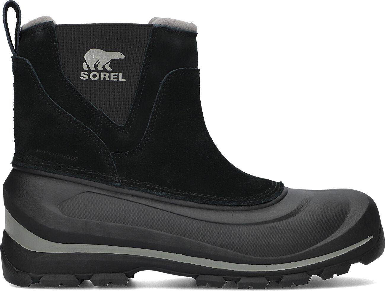 Sorel Chelsea Boots Heren Buxton Pull On, Maat: 40, Materiaal: Nubuck, Kleur: Zwart
